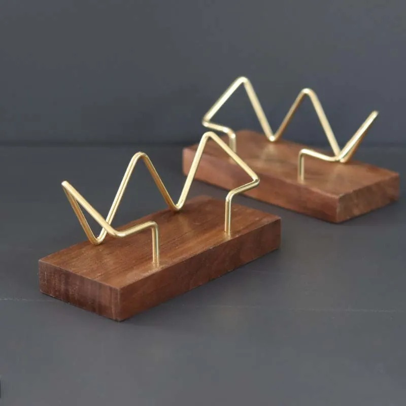 Woodworking School - กล่องนามบัตรไม้กระเป๋าเก็บบัตรธุรกิจตกแต่งสำนักงานกรณีบัตรถาดเก็บเครื่องประดับโรงเรียน