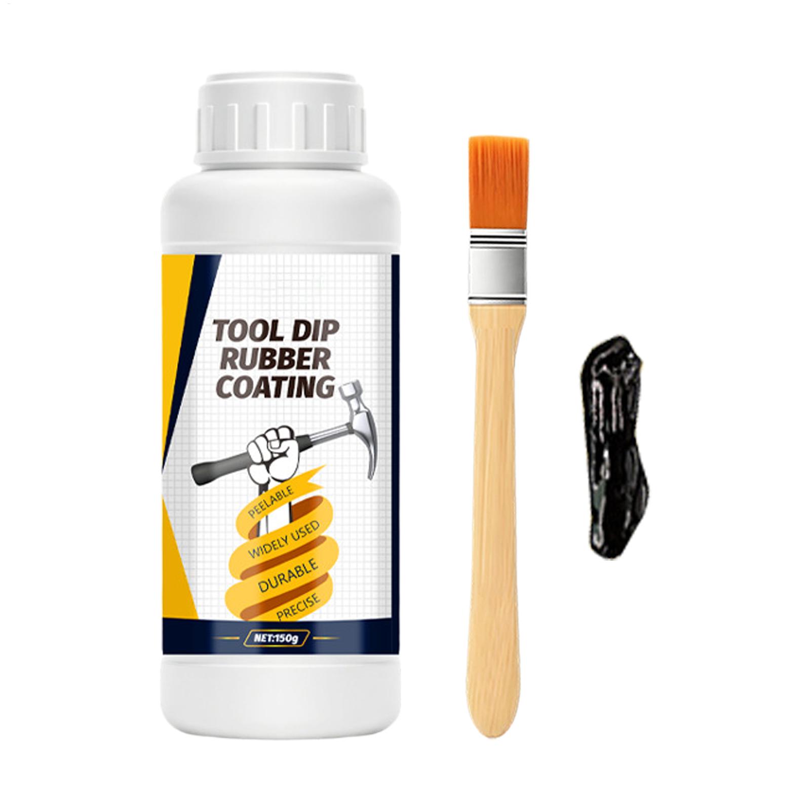 Woodworking Utensil Holder - ด้ามจับเครื่องมือเคลือบกันลื่น 150 กรัม กันน้ำ ฉนวนกันความร้อน พร้อมแปรงทาสียางสำหรับที่วางอุปกรณ์ครัวโลหะ