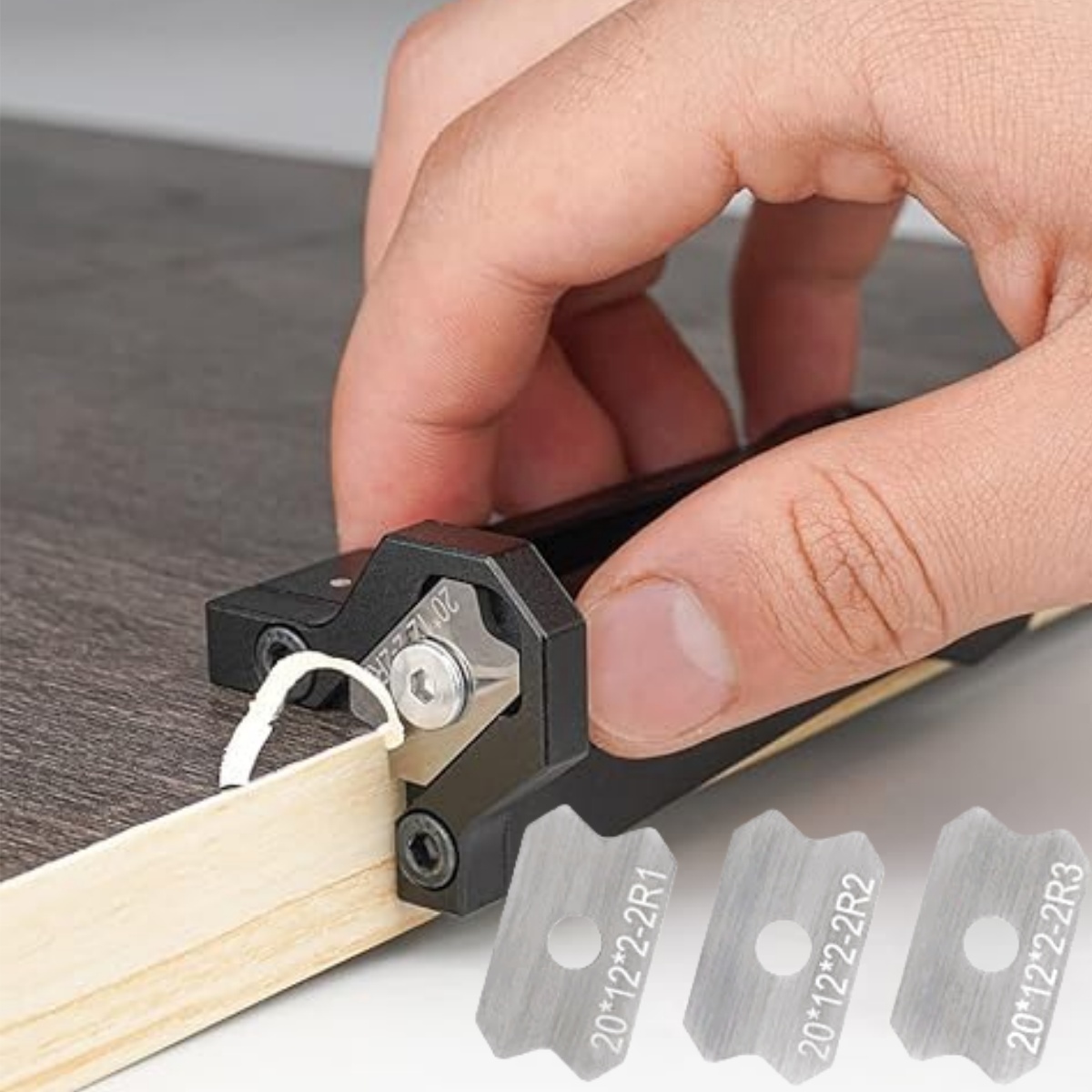 Woodworking Workshop - เครื่องตัดขอบวีเนียร์สำหรับงานไม้, เครื่องมือปิดขอบไม้, เครื่องไสไม้แบบแมนนวลสำหรับงานไม้, เครื่องไสไม้สำหรับลบคม