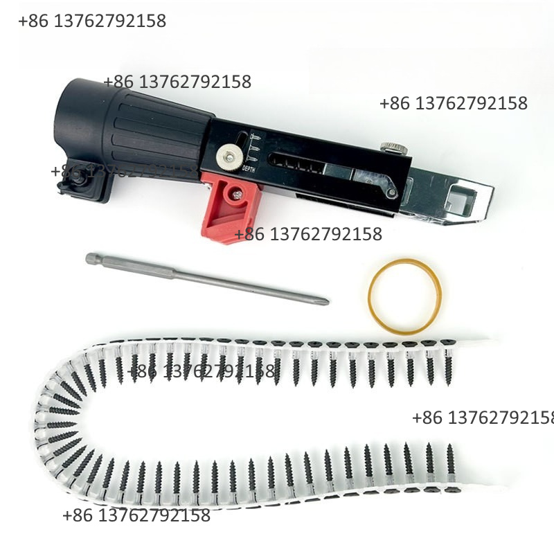 Woodworking Drill - อะแดปเตอร์ป้อนสกรูอัตโนมัติสำหรับสว่านไฟฟ้า เครื่องมือขันสกรูสำหรับงานไม้และแผ่นยิปซัม