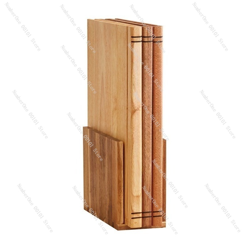 Woodworking Plans - เขียงไม้เนื้อแข็งรูปทรงหนังสือ ชุด 3 ชิ้น สำหรับใช้ในครัวเรือน ทนทาน