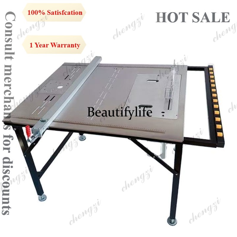 Workbench Woodworking - โต๊ะเลื่อยอเนกประสงค์ A81 ป้องกันฝุ่นละออง แบบพับได้ พกพาสะดวก สำหรับงานไม้
