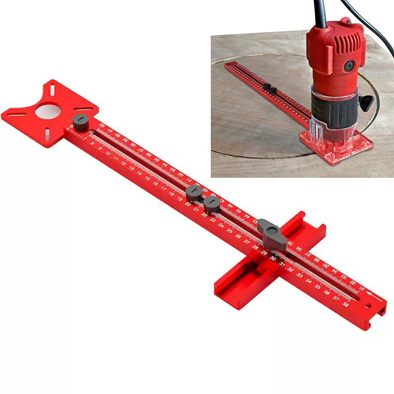 Woodworking Rasp - ชุดอุปกรณ์เจาะร่อง 3 in 1 สำหรับเราเตอร์, ชุดอุปกรณ์ตัดวงกลมสำหรับเราเตอร์,
