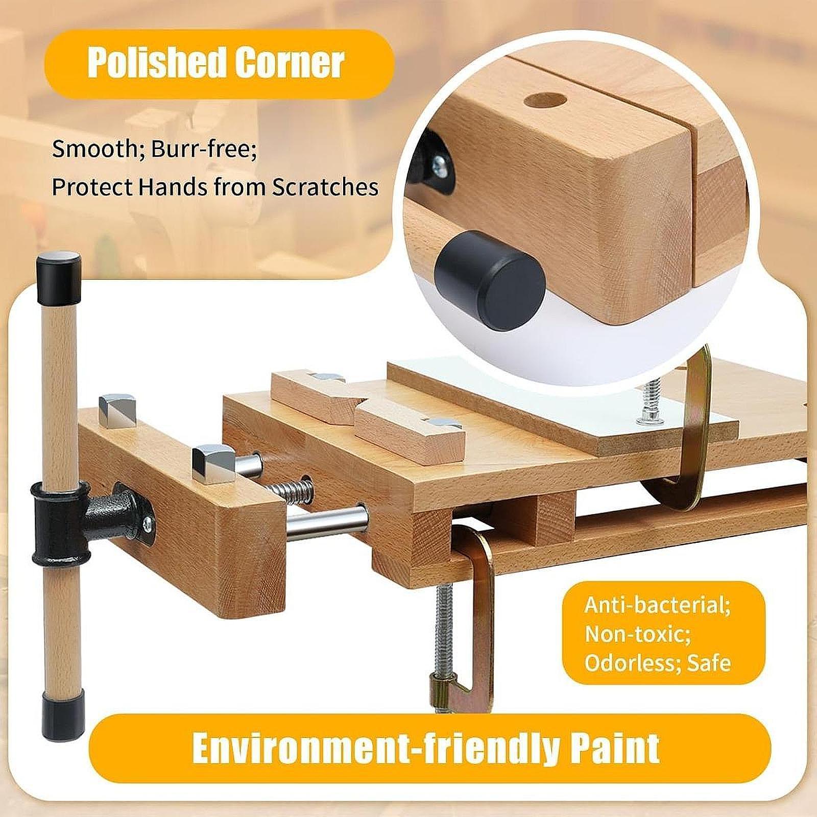 Woodworking Bench Vise - ม้านั่งทํางานไม้ เครื่องมือ ม้านั่งทํางานสําหรับการแปรรูปโรงรถไม้ที่บ้าน