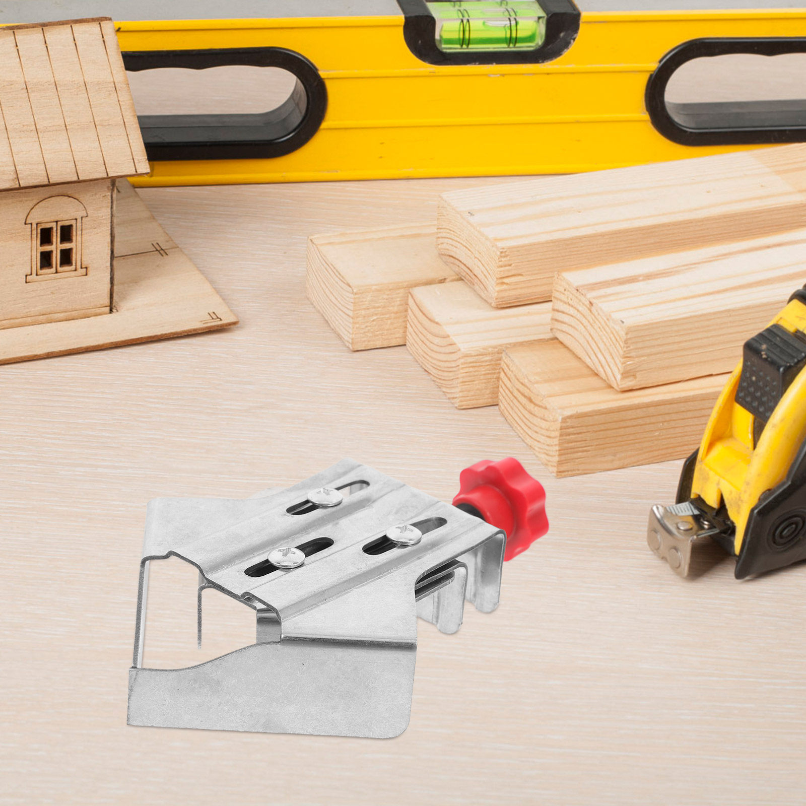 Woodworking Right Angle Clamp - ตัวหนีบมุมฉากสแตนเลสแบบล็อคเร็ว 2 ชิ้น สำหรับงานไม้ ปรับขนาดได้ แข็งแรง