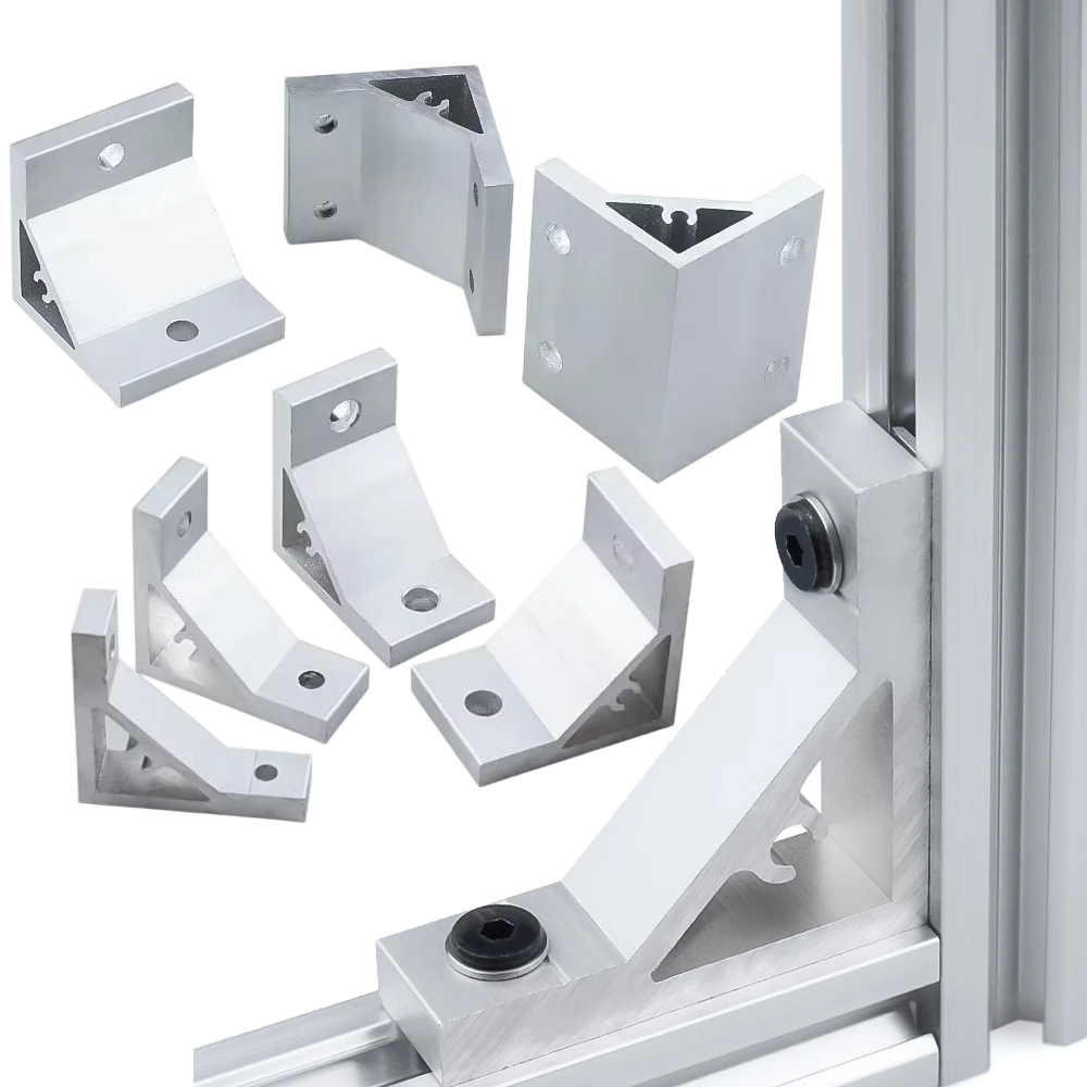 Woodworking Joint Types - 4 ชิ้น 90 องศามุมมุม 2020 3030