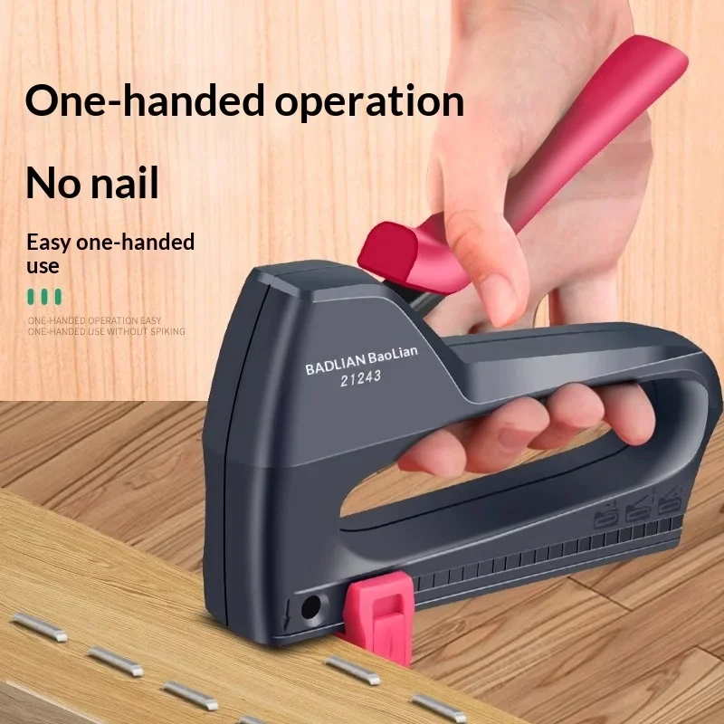 Woodworking Nail Gun - ชุดเครื่องยิงตะปูมืออาชีพพร้อมเครื่องยิงตะปู 900 ตัว สำหรับงานไม้ งานช่างไม้ งานเบา