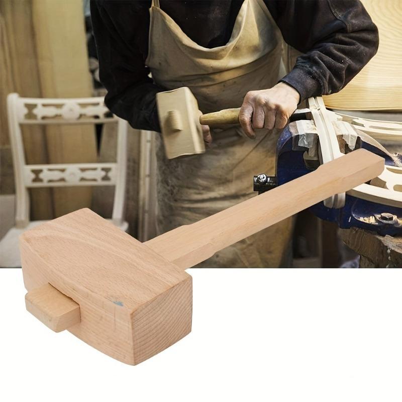Wooden Mallet Carving - ค้อนไม้บีช DIY 1 ชิ้น สำหรับงานไม้ ค้อนช่างไม้