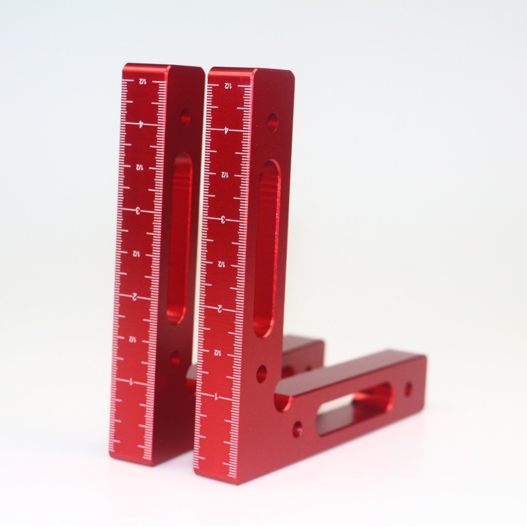 Woodworking Right Angle Clamp - ตัวหนีบมุมฉาก 90 องศา 1/2 ชิ้น แบบมีสเกล