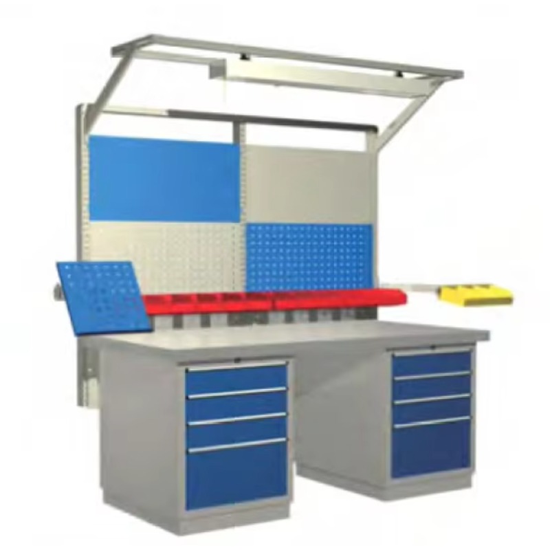 Woodworking Workshop - โต๊ะทำงานป้องกันไฟฟ้าสถิตย์แบบปรับได้ สำหรับโรงงาน งานไม้ งานเครื่องกล และงานอิเล็กทรอนิกส์
