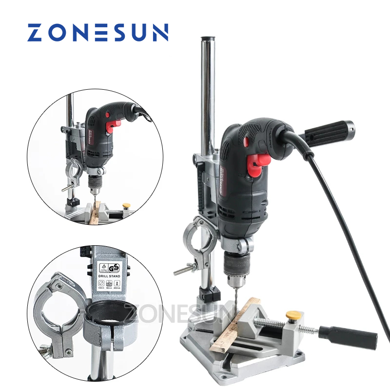 ZONESUN พร้อมขายึดสว่านไฟฟ้าแบ - Woodworking Drill บทวิจารณ์และราคา