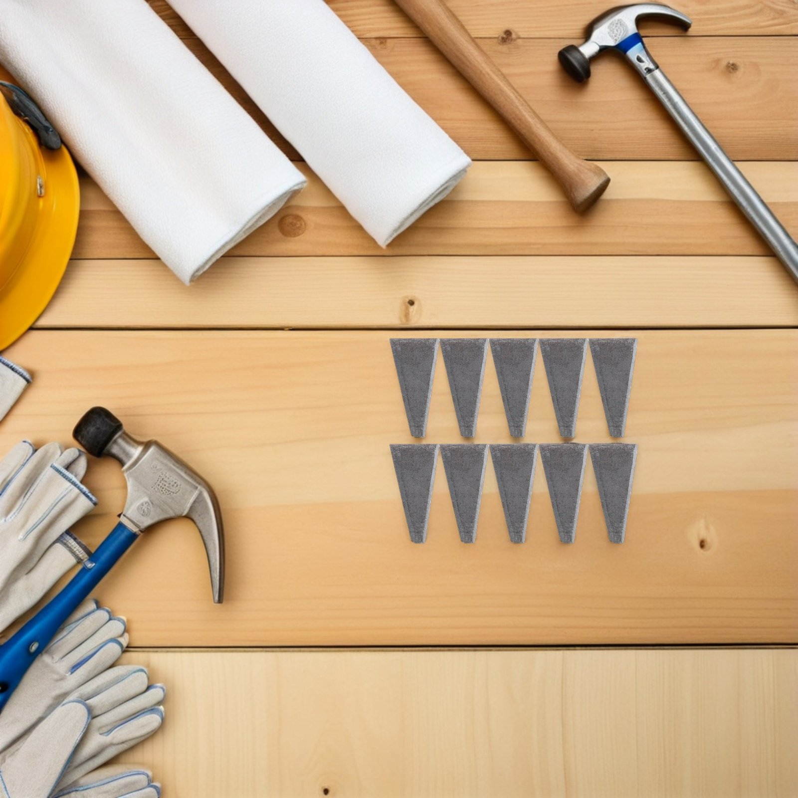 ลิ่มขวาน 10 ชิ้น ลิ่มสามเหลี่ย - Wooden Mallet Carving บทวิจารณ์และราคา
