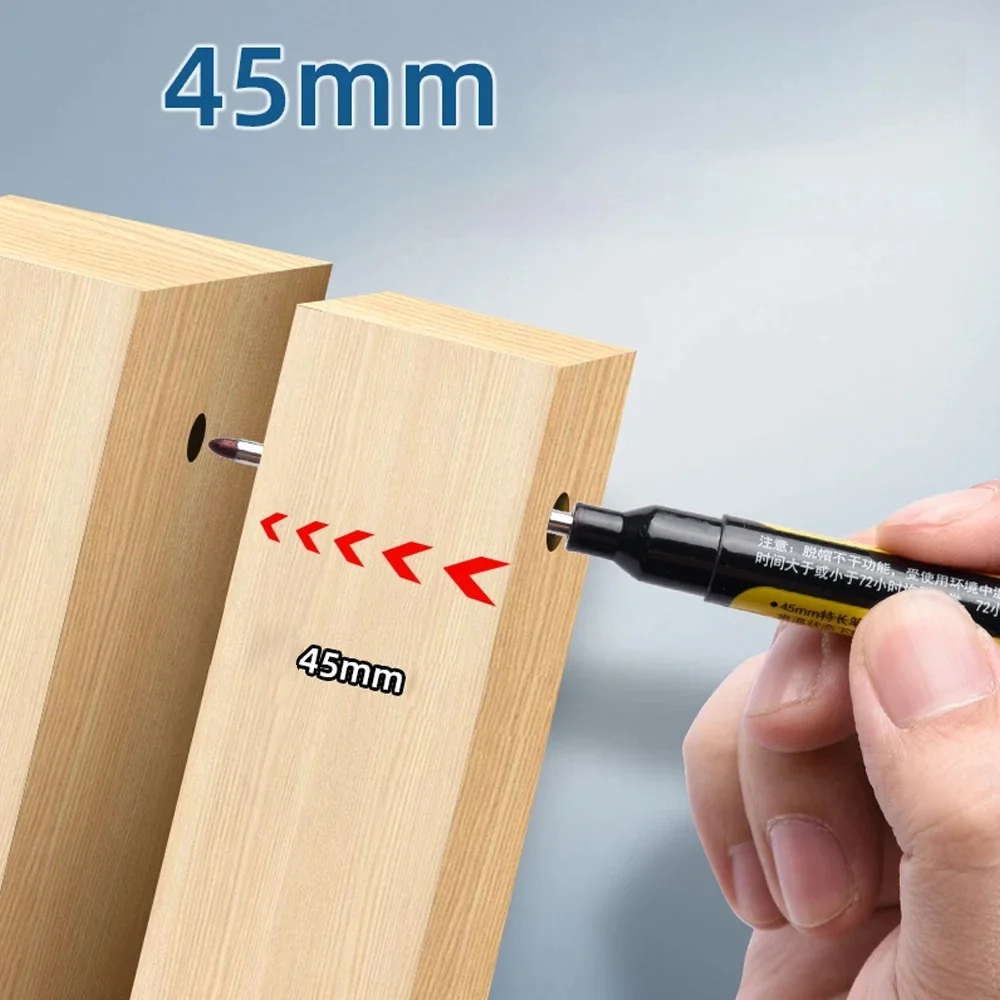 ปากกามาร์คเกอร์กันน้ำหัวยาว 45 - Woodworking Drill บทวิจารณ์และราคา