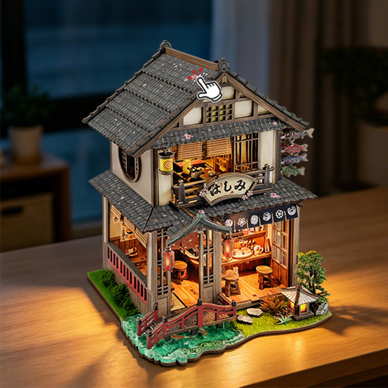 ชุดโมเดลบ้านไม้ริมสะพาน DIY พร - Woodworking Kits For Kids บทวิจารณ์และราคา