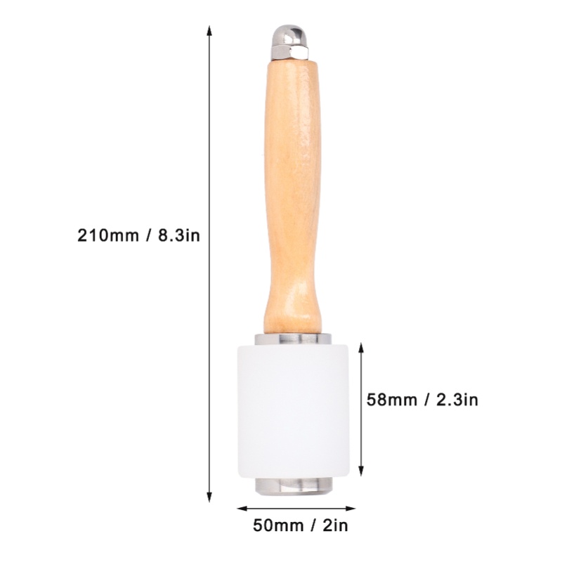 ค้อนแกะสลักหนัง ด้ามไม้ หัวไนล - Wooden Mallet Carving บทวิจารณ์และราคา