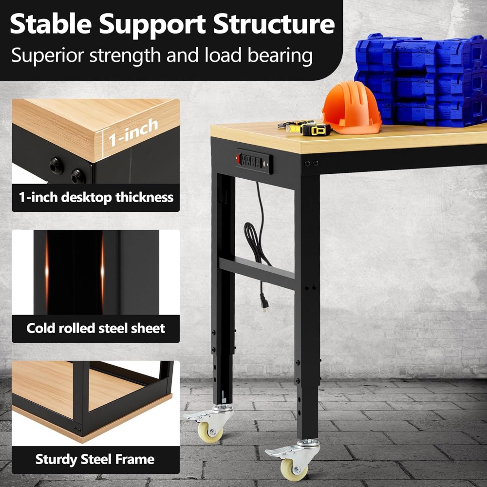 โต๊ะทำงานปรับระดับได้, โต๊ะทำง - Workbench Woodworking บทวิจารณ์และราคา