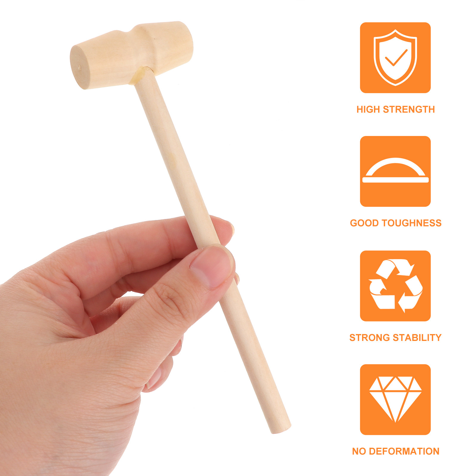 ค้อนไม้ขนาดเล็ก 20 ชิ้น สำหรับ - Wooden Mallet Carving บทวิจารณ์และราคา