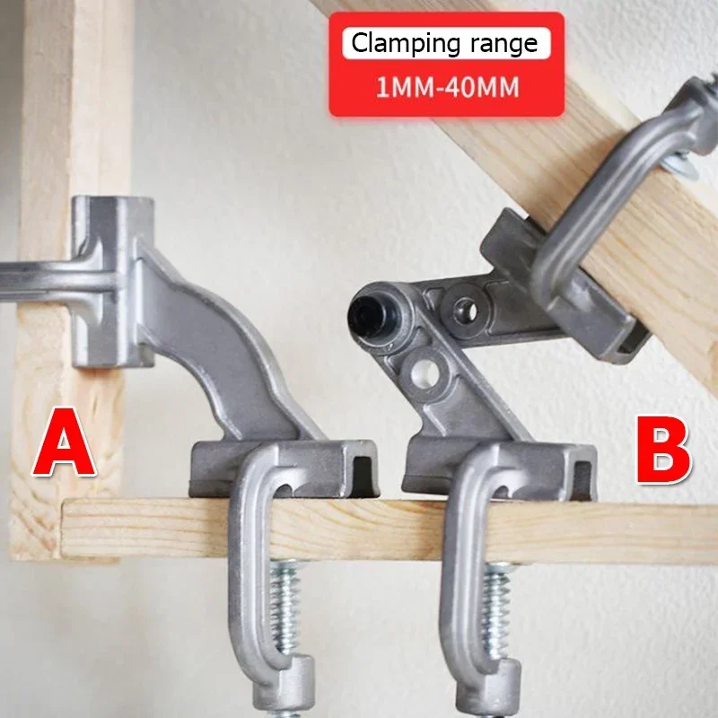 10-180 องศาปรับมุมขวามุม Quick - Woodworking Right Angle Clamp บทวิจารณ์และราคา