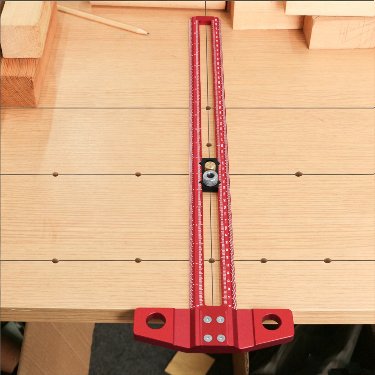 ไม้บรรทัดวัดมุม T-Square สำหรั - Woodworking Project บทวิจารณ์และราคา