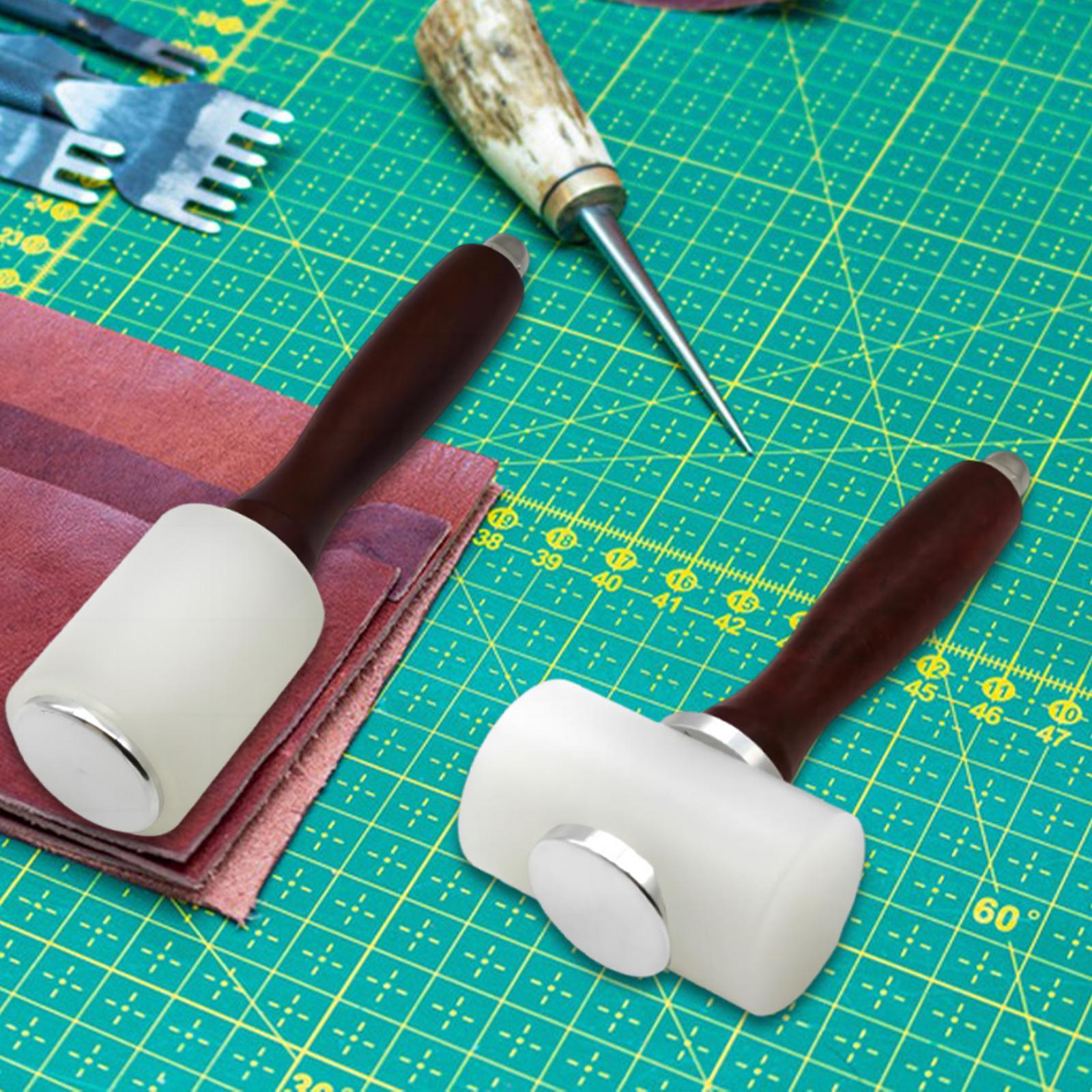 ค้อนหนังไนลอนทนทานพร้อมด้ามไม้ - Wooden Mallet Carving บทวิจารณ์และราคา