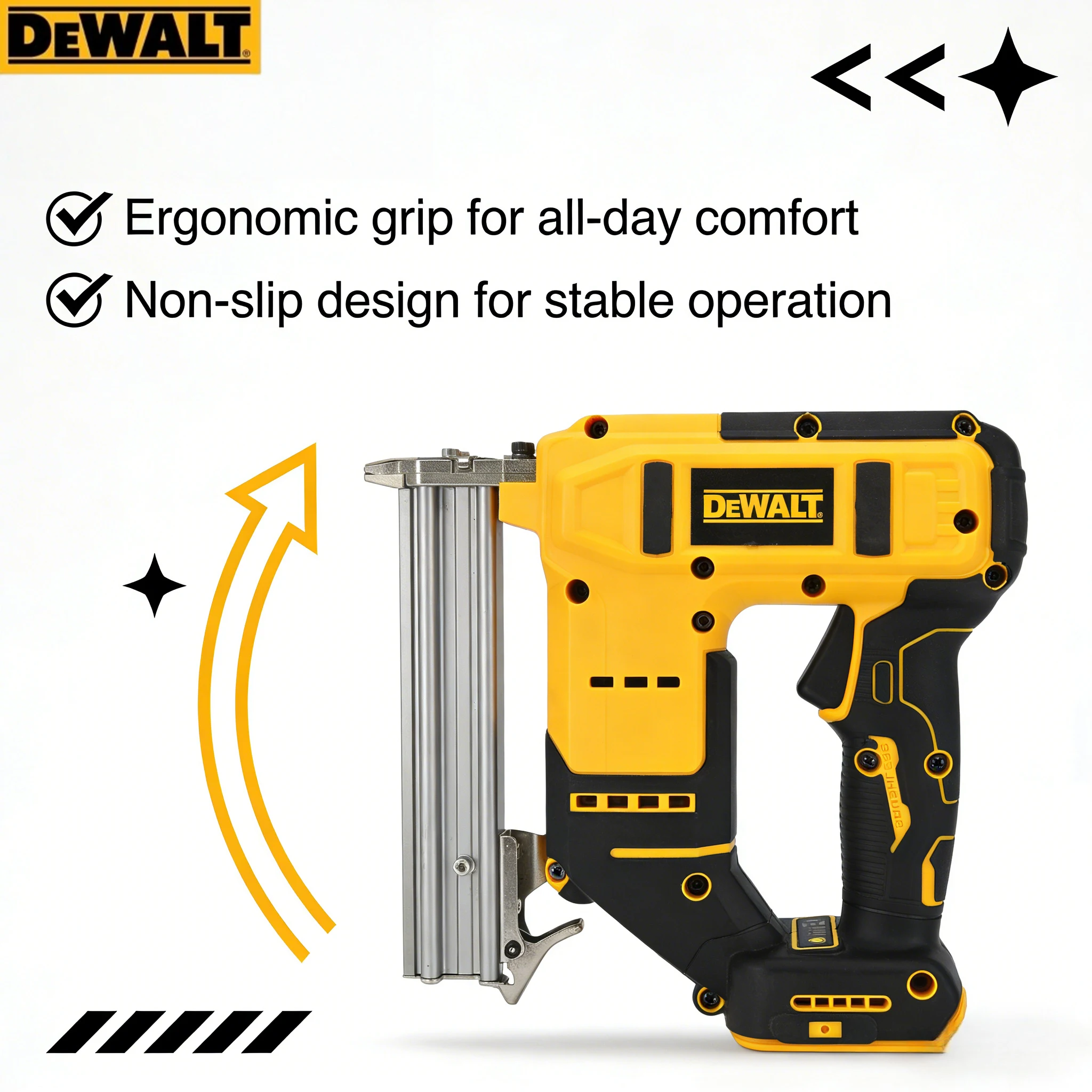 ปืนยิงตะปูไร้สาย DEWALT Compac - Woodworking Nail Gun บทวิจารณ์และราคา