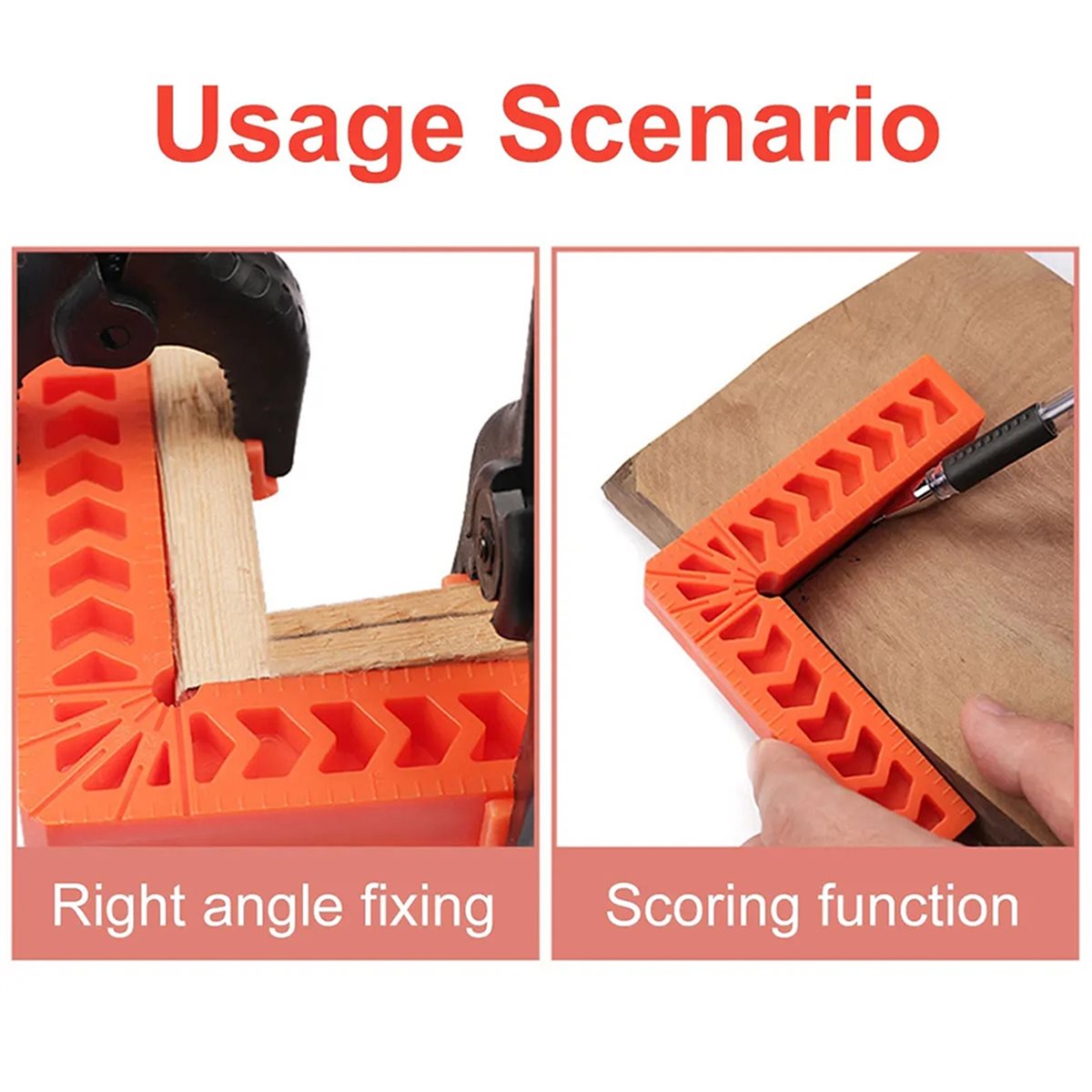 Toorise ชุด 8 ชิ้น ตัวหนีบมุมฉ - Woodworking Right Angle Clamp บทวิจารณ์และราคา