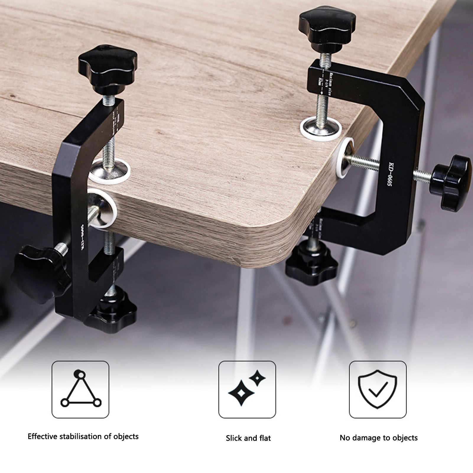 แคลมป์รูปตัว G 3 ทาง อลูมิเนีย - Woodworking Vise บทวิจารณ์และราคา