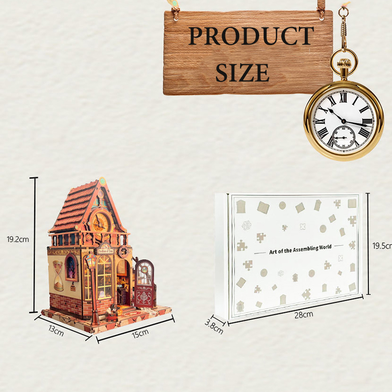 บ้านตุ๊กตาไม้แบบใหม่ รุ่น Time - Woodworking Kits For Kids บทวิจารณ์และราคา