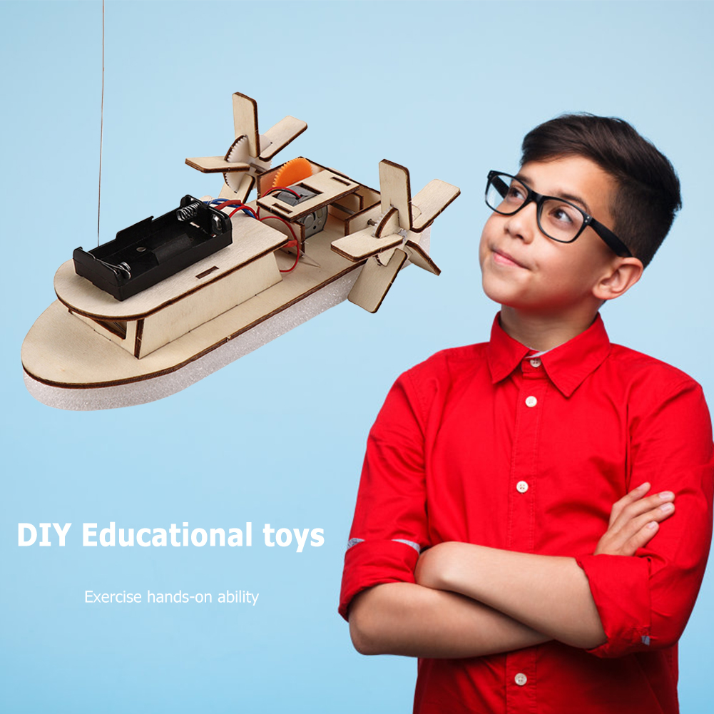 DIY เรือของเล่นวิทยาศาสตร์เด็ก - Woodworking Kits For Kids บทวิจารณ์และราคา