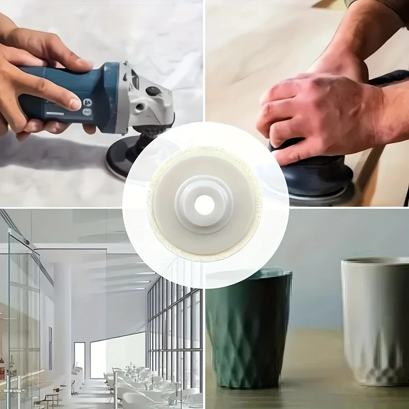 แผ่นขัดเงาแบบสักหลาด 5 ชิ้น สำ - Furniture And Woodworking บทวิจารณ์และราคา
