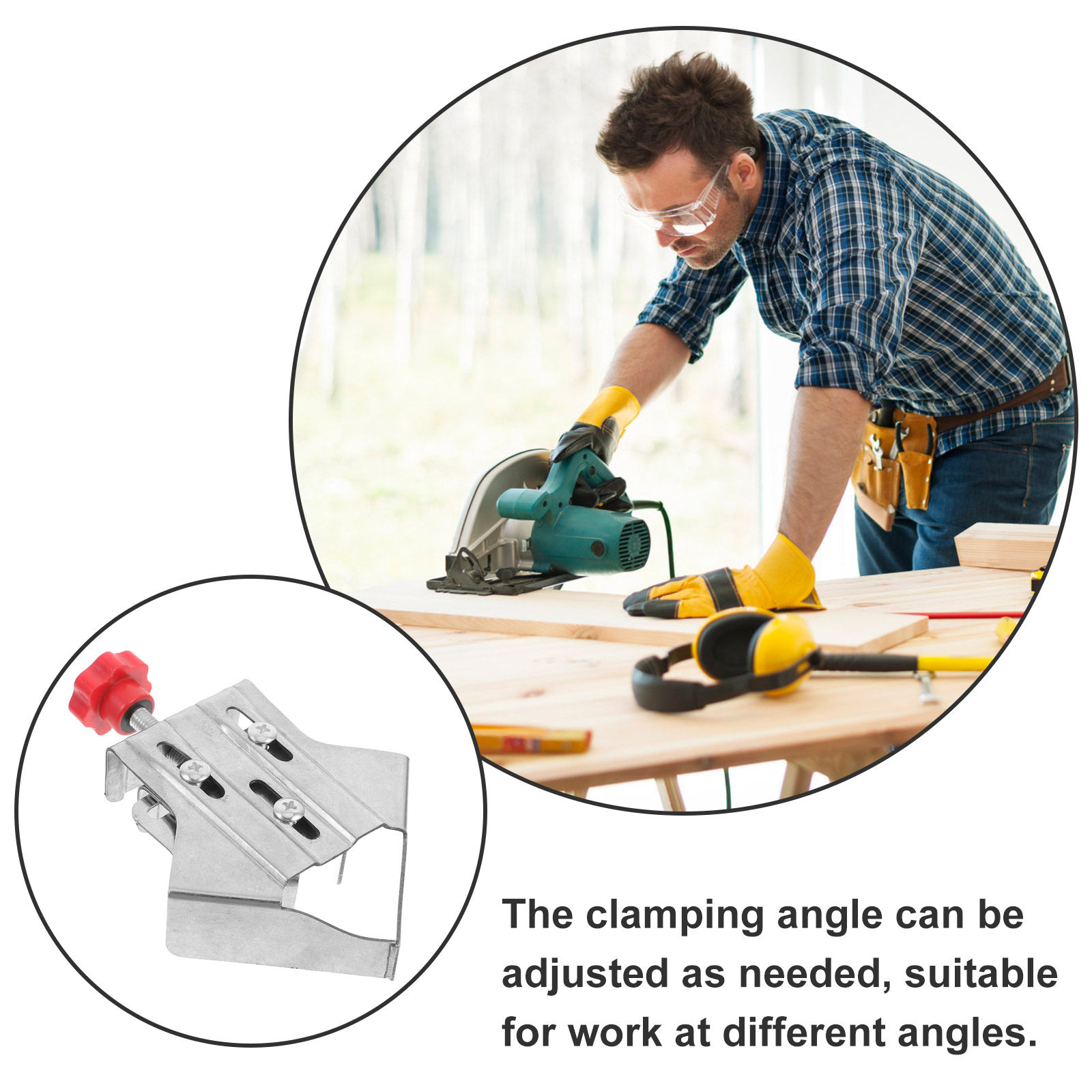 ตัวหนีบมุมฉากสแตนเลสแบบล็อคเร็ - Woodworking Right Angle Clamp บทวิจารณ์และราคา