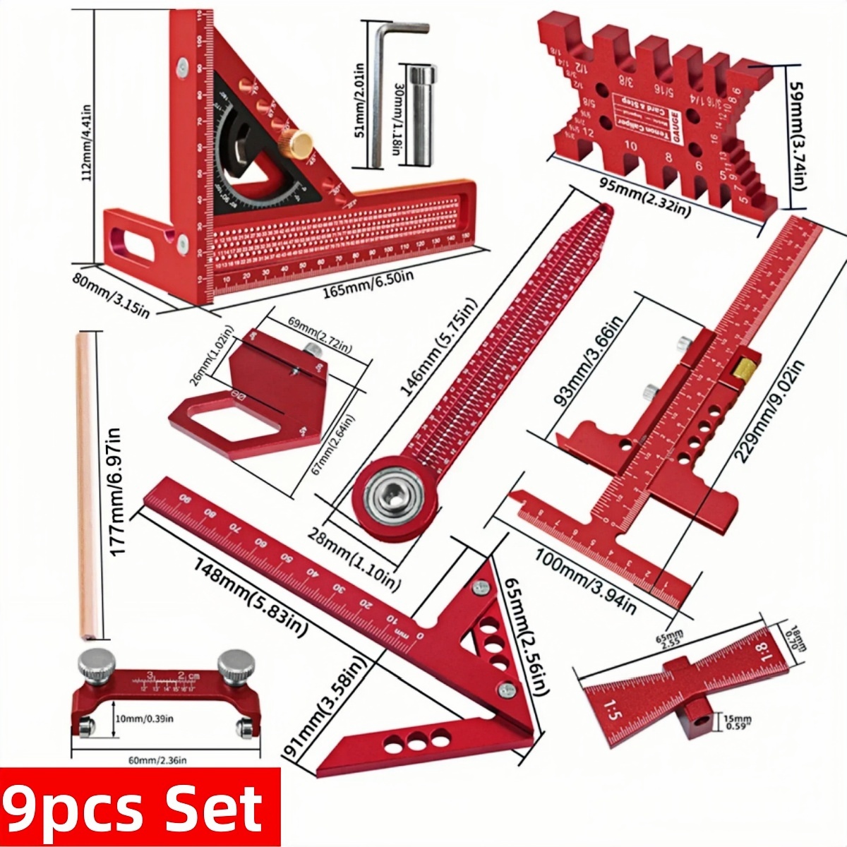 9 ชิ้น/10 ชิ้นงานไม้ชุดเครื่อง - Woodworking Free Plans บทวิจารณ์และราคา