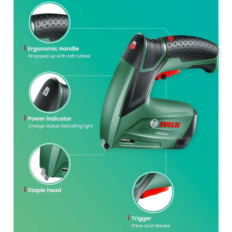 ปืนยิงตะปูไร้สาย Bosch PTK 3.6 - Furniture And Woodworking บทวิจารณ์และราคา