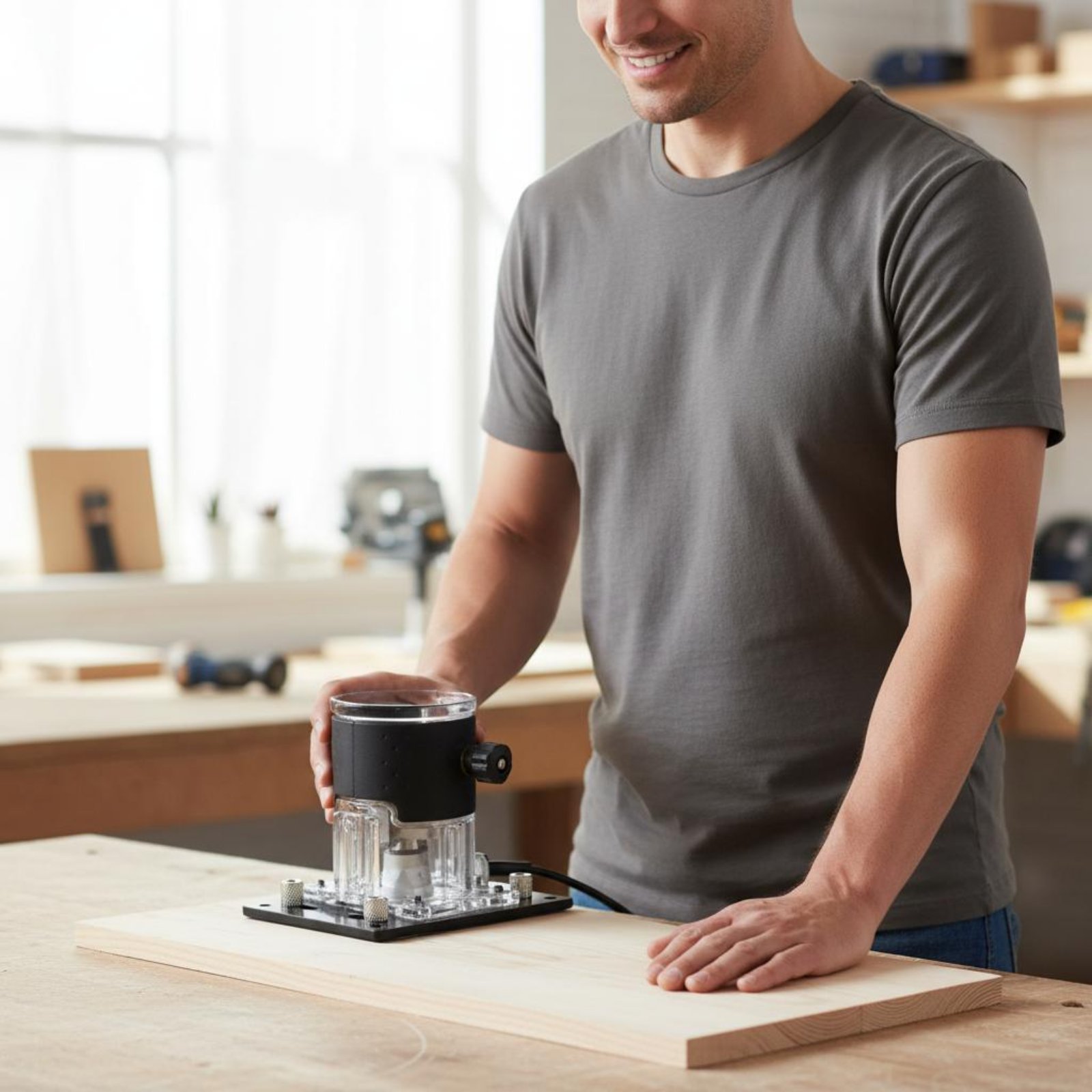 ตัวล็อคโต๊ะแบบลูกบิด สแตนเลส ส - Workbench Woodworking บทวิจารณ์และราคา