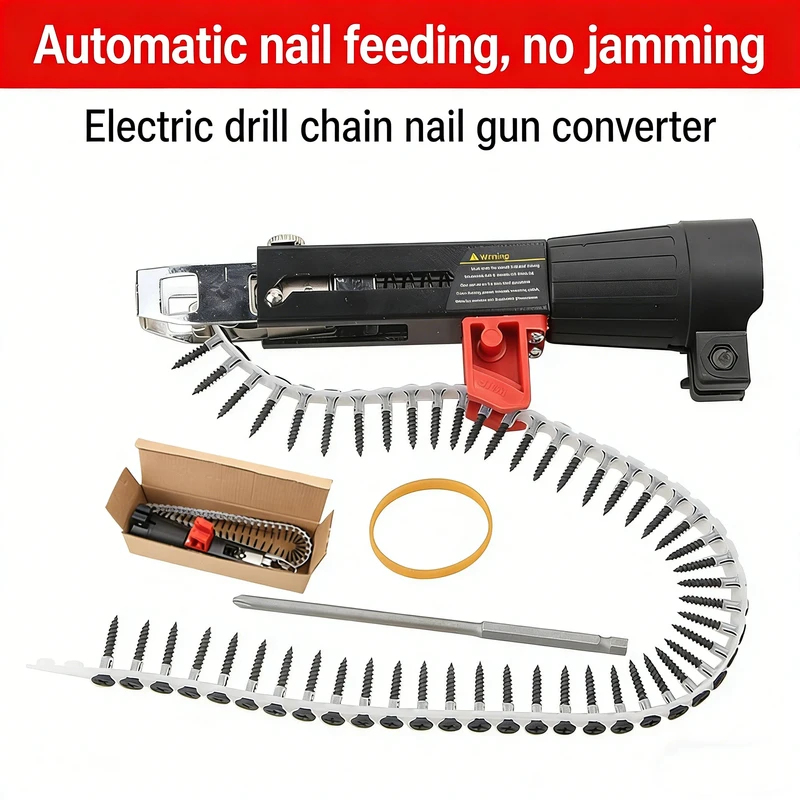 อะแดปเตอร์ปืนยิงสกรูแบบสายพานป - Woodworking Nail Gun บทวิจารณ์และราคา