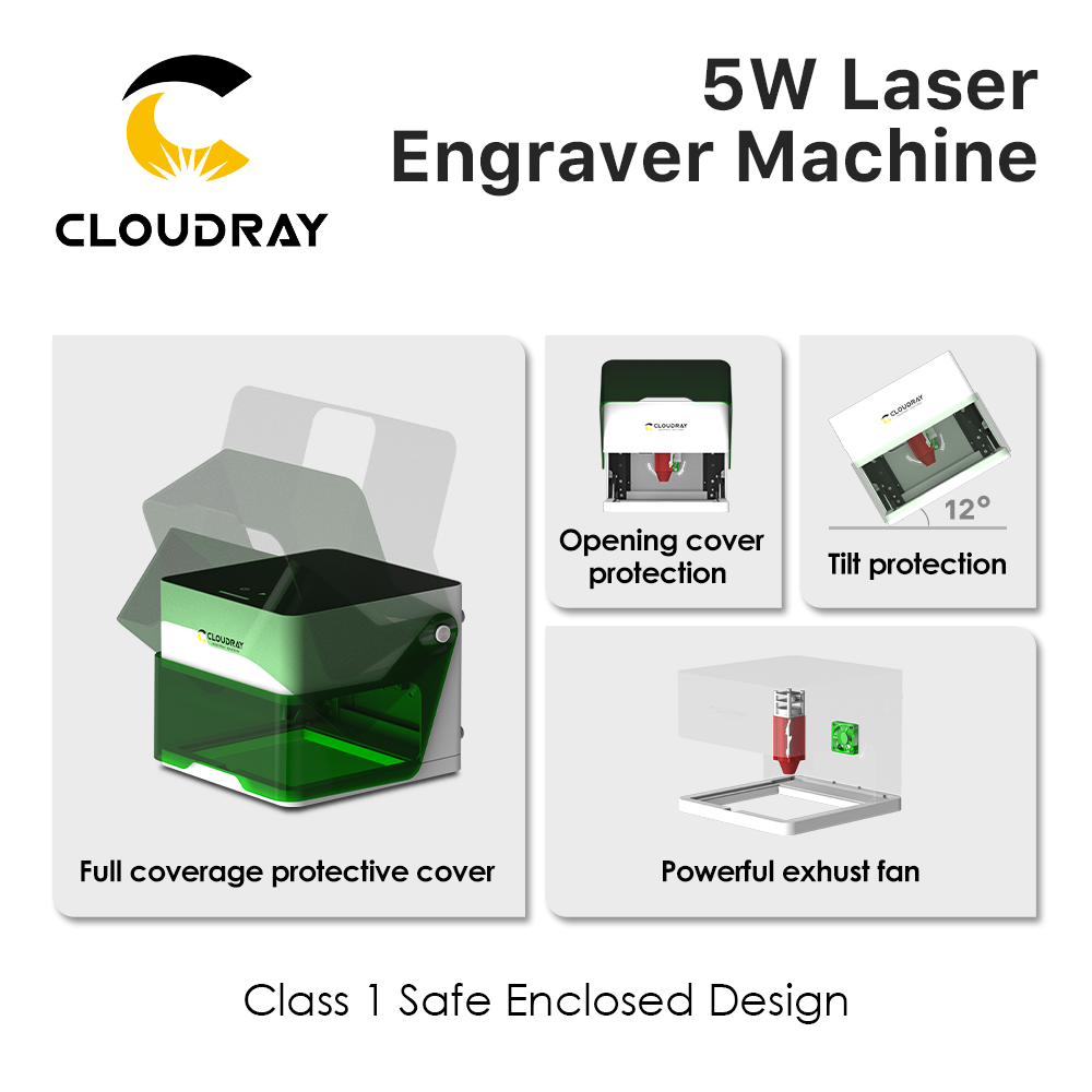 เครื่องแกะสลักเลเซอร์ Cloudray - Woodworking Project บทวิจารณ์และราคา