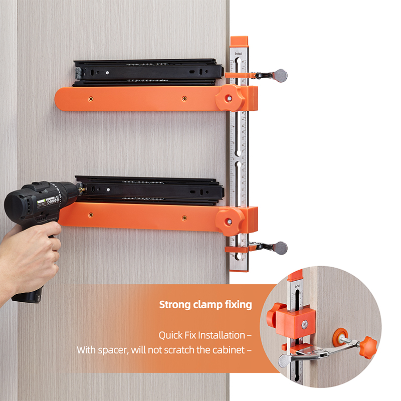 ชุดอุปกรณ์รางลิ้นชักสแตนเลสแบบ - Woodworking Hardware บทวิจารณ์และราคา