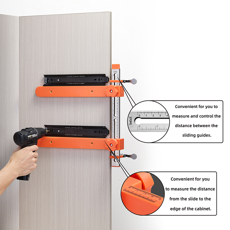 ชุดอุปกรณ์รางลิ้นชักสแตนเลสแบบ - Woodworking Hardware บทวิจารณ์และราคา