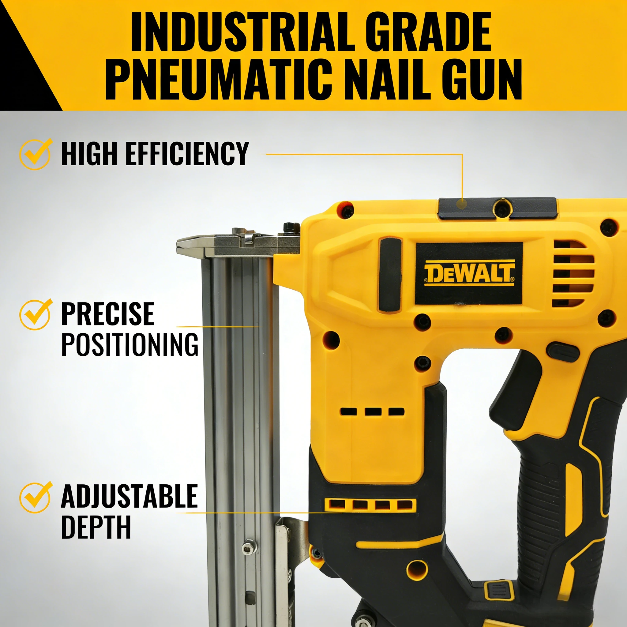 ปืนยิงตะปูไร้สาย DEWALT Compac - Woodworking Nail Gun บทวิจารณ์และราคา