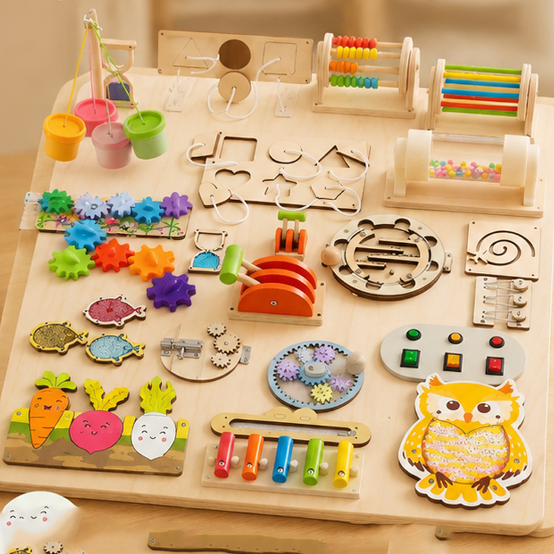 อุปกรณ์เสริมบอร์ดมอนเตสซอรี่ระ - Woodworking Kits For Kids บทวิจารณ์และราคา